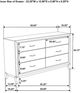 Coaster® Valen 5-Piece Light Taupe Eastern King Panel Bedroom Set-3