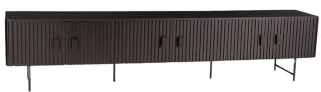 Home Trends & Design Verbania Matte Black Cabinet-0