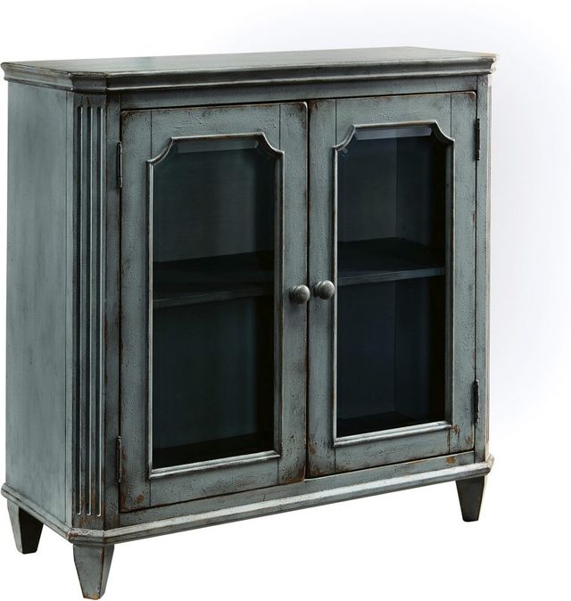 Signature Design by Ashley® Mirimyn Antique Teal Accent Cabinet-1