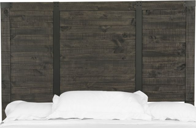 Magnussen Home® Abington Weathered Charcoal California King Panel Bed-2