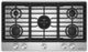 KitchenAid® 36" Stainless Steel Gas Cooktop with 5 Burners and Integrated Wok Grate-0
