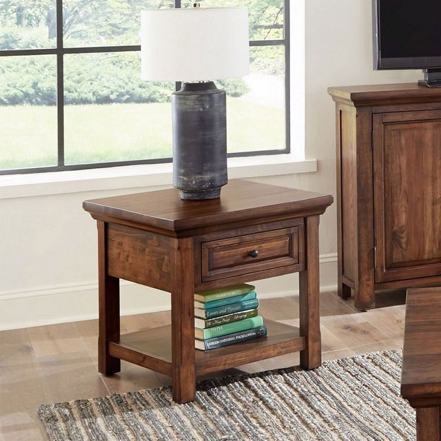 Napa Furniture Design Hill Crest Brown End Table-2