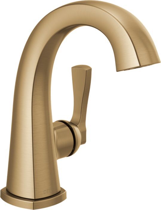 Delta Stryke® Lumicoat® Champagne Bronze 7" Single Lever Handle Bathroom Faucet-0