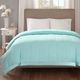 Olliix by Madison Park Aqua Premium Oversized Hypoallergenic Down Alternative King Cambria Blanket-1