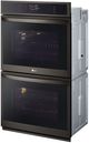 LG 30” PrintProof® Black Stainless Steel Built In Double Electric Wall Oven-3