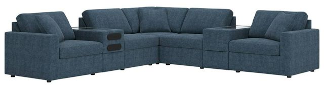 Signature Design by Ashley® Modmax 7-Piece Ink Balanced Sectional with Audio and Storage Consoles-0
