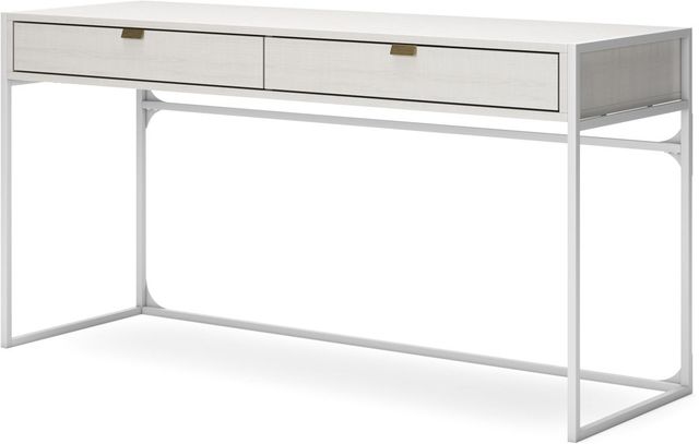 Signature Design by Ashley® Deznee White 2 Drawer Office Desk-2