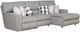 Catnapper® Rockport 3-Piece Gray Power Reclining Right-Arm Facing Sectional-0