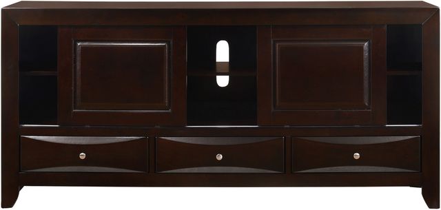 Crown Mark Emily Dark Cherry TV Stand-3