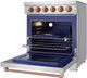 Thor Kitchen Gordon Ramsay Series 30" Stainless Steel Pro Style Electric Range with Precision Knob Control & Rose Gold Hardware-4