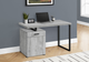 Monarch Specialties Inc. Grey Computer Desk-2