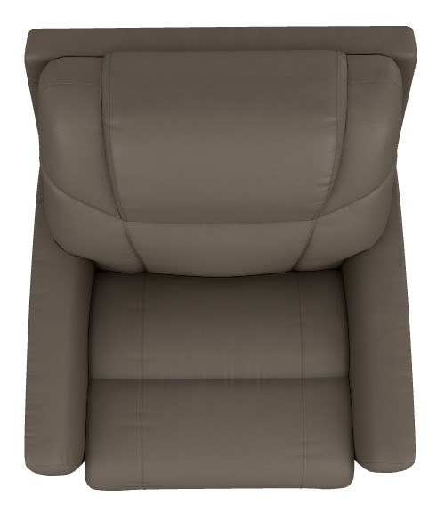 La-Z-Boy® Sparrow Otter Leather Manual Swivel Gliding Recliner