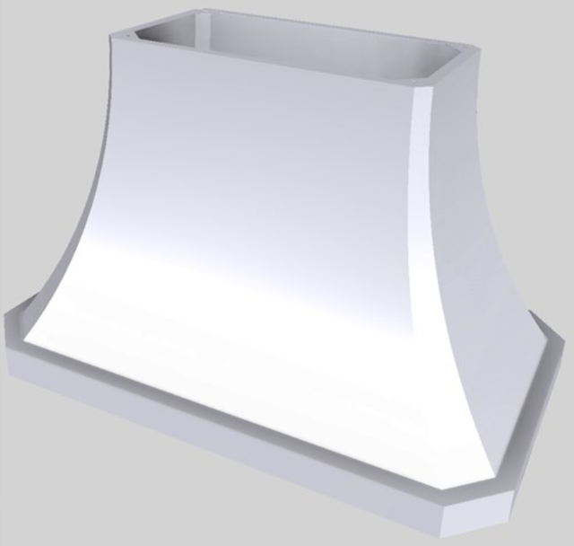 Vent-A-Hood® Designer Series 48" White Island Range Hood-2