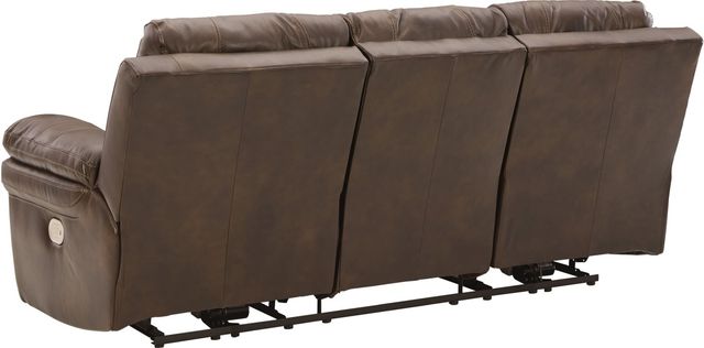 Signature Design by Ashley® Edmar Chocolate Power Recline Sofa-2