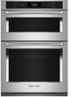KitchenAid® 27" Stainless Steel Oven/Microwave Combo Electric Wall Oven-0