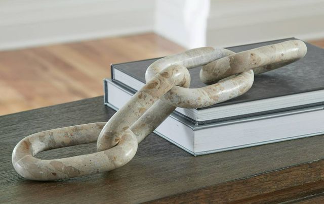 Signature Design by Ashley® Kenport Light Beige Sculpture-3