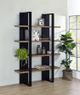 Coaster® Danbrook Black/Aged Walnut Bookcase-4