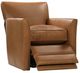 Rowe® Customizable Times Square Leather Manual Swivel Recliner-3