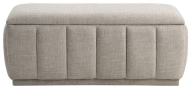 Homelegance® Maize Taupe Storage Bench-2