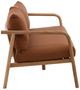 Dovetail Furniture Aimee Natural/Sienna Fabric/Wooden Outdoor Sofa-2