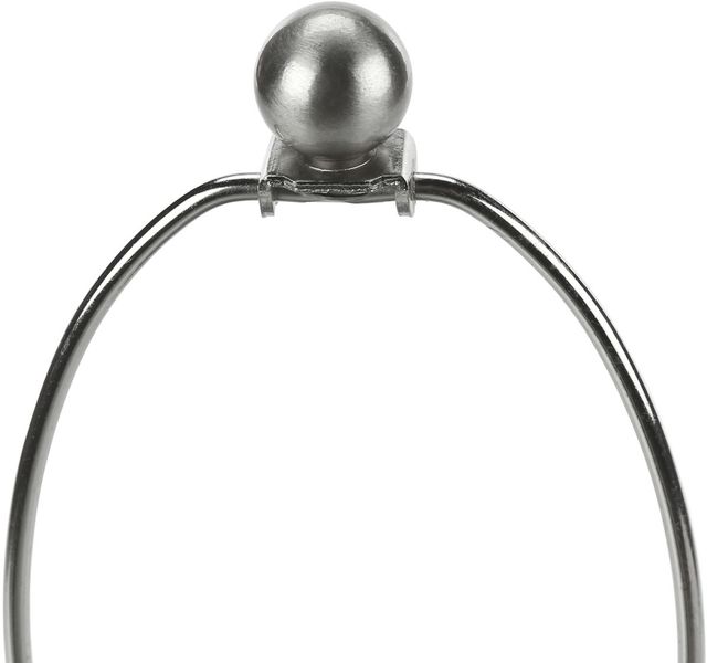 Monarch Specialties Inc. Grey Ceramic Table Lamp with Ivory Shade-3