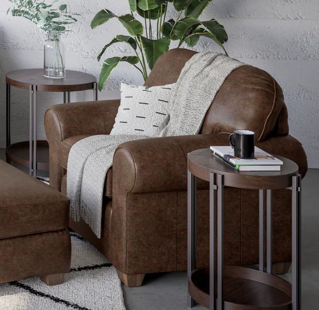 Flexsteel® Customizable Thornton Leather Chair-1