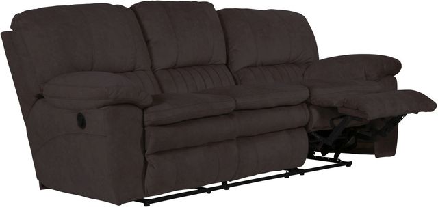 Catnapper® Reyes Chocolate Power Lay Flat Reclining Sofa-2