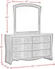 Elements International Jenny Medium Espresso Dresser and Mirror Set-1