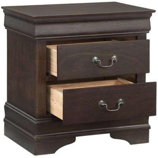Signature Design by Ashley® Leewarden Dark Brown Nightstand-2