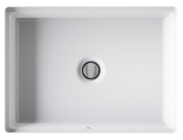 Kohler Artifacts™ White 21.25" Rectangular Undermount Bathroom Sink-1