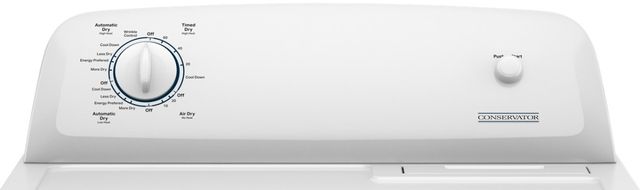Crosley® Conservator® 6.5 Cu. Ft. White Gas Dryer-2