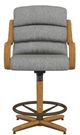 Chromcraft™ Customizable Nova Counter Chair with Metal Footrest-3