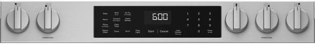 GE® 600 Series 30" Fingerprint Resistant Stainless Steel Slide In Gas Range-4