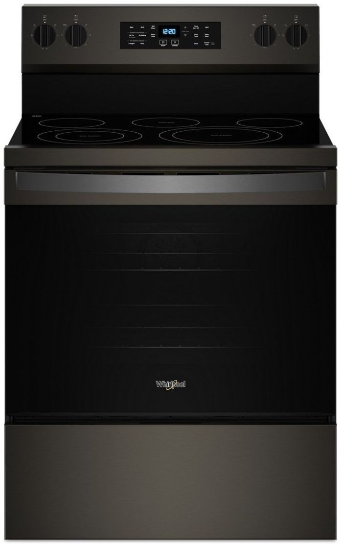 Whirlpool® 30" Black Stainless Steel Freestanding Electric Range 