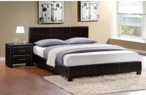 Mazin Furniture Zoey Dark Brown Eastern King Bed-2
