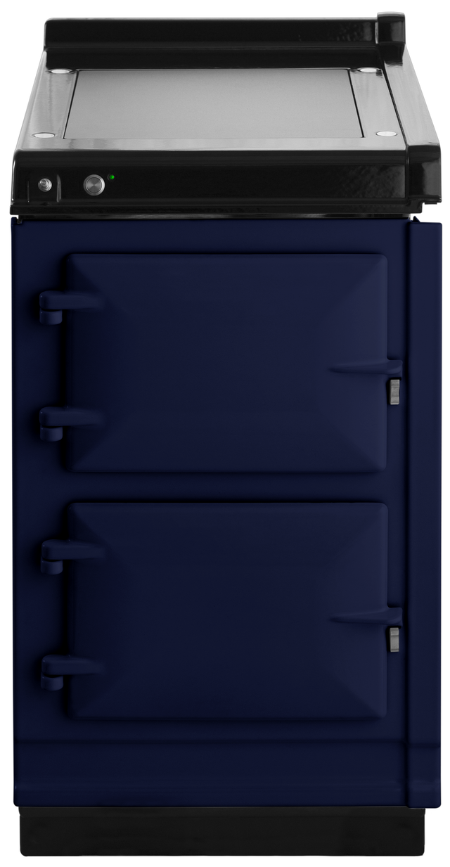 AGA 20" Dark Blue Hotcupboard with Warming Plate-0