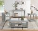 Elements International Avril Silver End Table-5