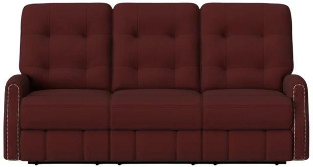 Flexsteel® Customizable Devon Power Reclining Sofa with Power Headrests-3