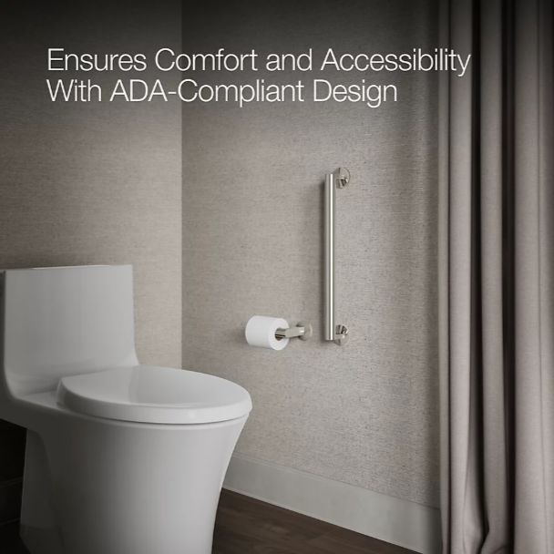 KOHLER® Components® Vibrant Polished Nickel 18" Grab Bar-3