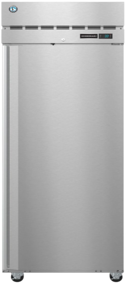 Hoshizaki Steelheart® 28" 24.2 Cu. Ft. Stainless Steel Pass Thru Commercial Refrigerator with Lock-0