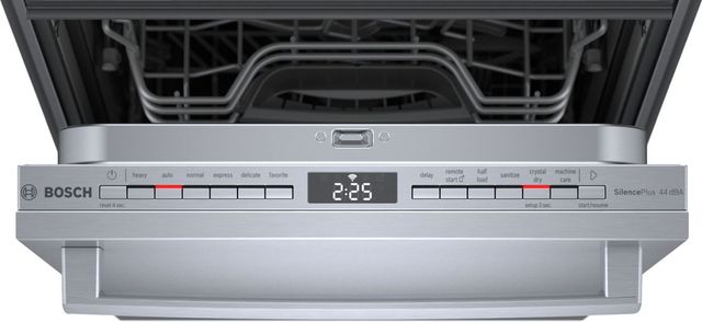 Bosch® 800 Series 18" Stainless Steel Top Control Built In Dishwasher-2