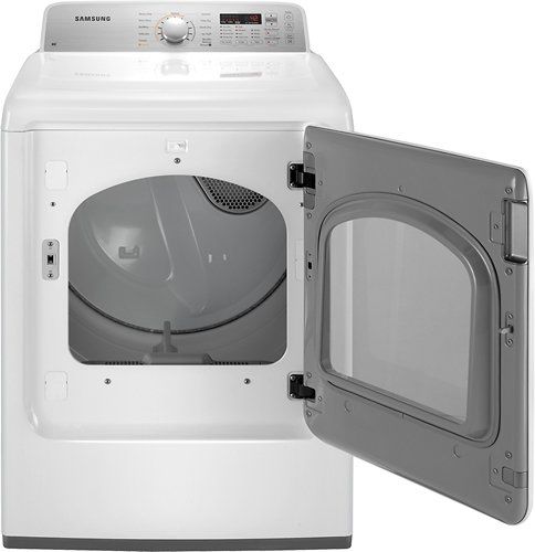 Samsung 7.3 Cu. Ft. White Electric Dryer-3