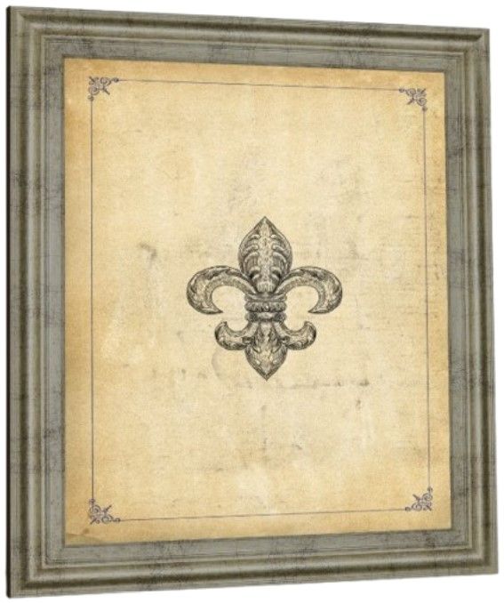 Classy Living Fleur Crest Wall Art-2
