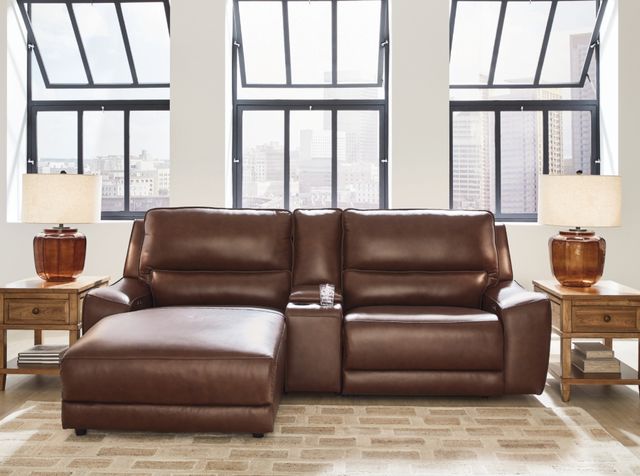 Signature Design by Ashley® DeepWakes 3-Piece Canyon Left-Arm Facing Power Reclining Sectional and Chaise-1