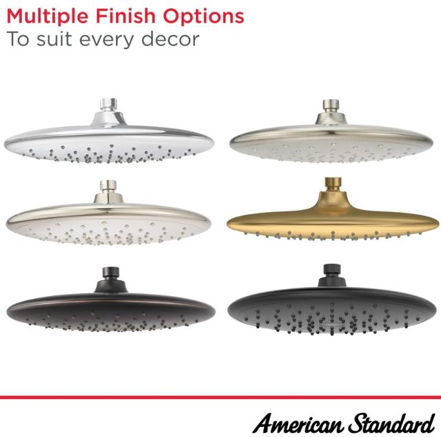 American Standard Spectra® Brushed Nickel Water-Saving Rain Showerhead-2