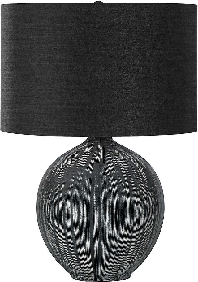 Monarch Specialties Inc. 23"H Black Ceramic Table Lamp-0