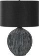 Monarch Specialties Inc. 23"H Black Ceramic Table Lamp-0