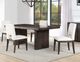 Steve Silver Co. Evan 5-Piece Eggshell/Walnut Dining Set-1