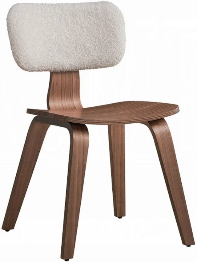 ACME Furniture Casson Walnut/White Dining Side Chair-0