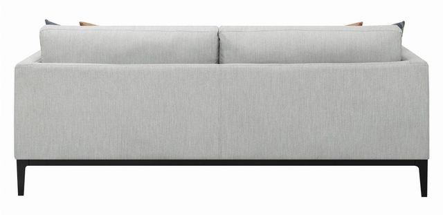 Coaster® Apperson Light Grey Cushioned Back Sofa-3